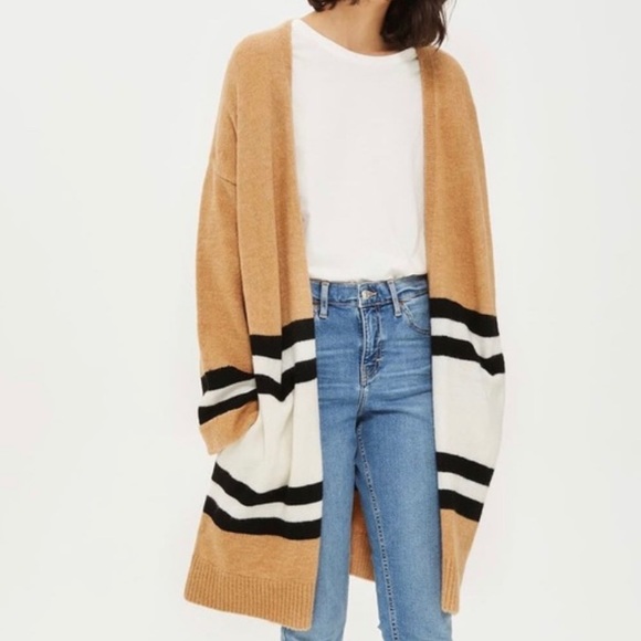 Highly Coveted Top Shop color blocked cardigan - Picture 1 of 6